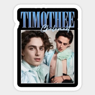 VINTAGE TIMOTHEE CHALAMET BOOTLEG STYLE Sticker